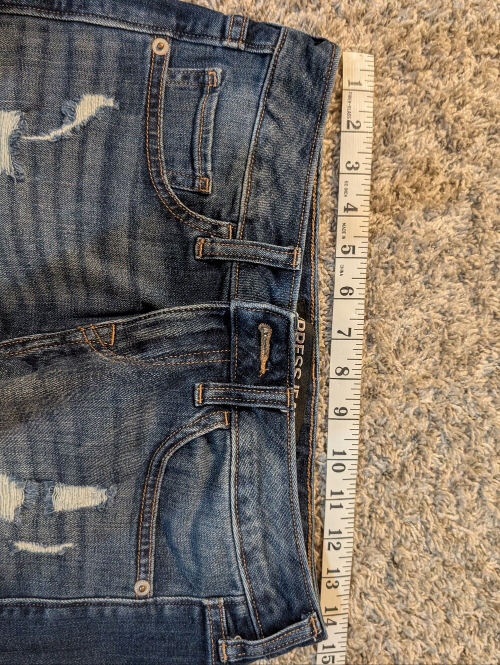 Express Denim Cutoffs - Picture 2 of 6